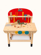 Kids Wooden Tools Set with Work Bench