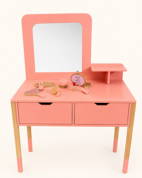 Girls wooden make up set with Vanity Table